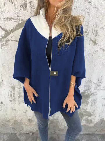 Alessia | Trendy Stand Collar Half-Zip Jacket - Exclusive Limited Edition