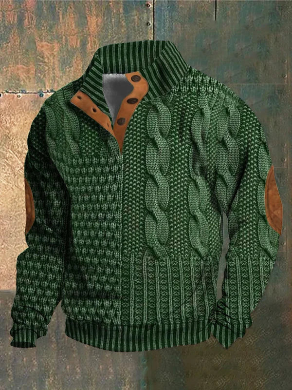Nick | Stylish Patterned Warmth Stick Shirt ā Comfortable and Elegant for Cold Days