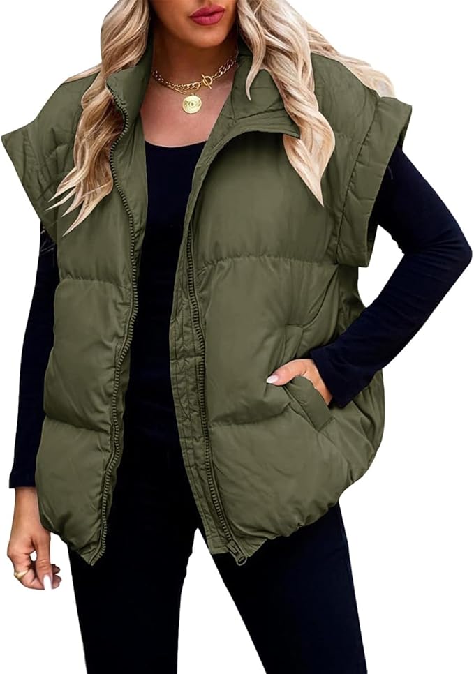 Charlotte™ – Elegant and comfortable short quilted jacket with short sleeves for a relaxed style and pleasantly warm