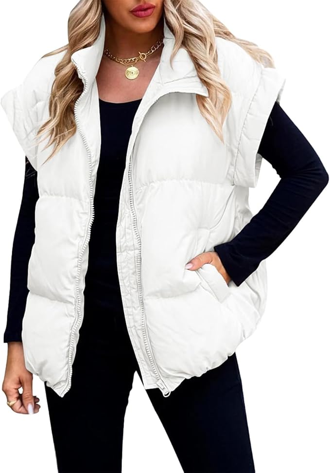 Charlotte™ – Elegant and comfortable short quilted jacket with short sleeves for a relaxed style and pleasantly warm