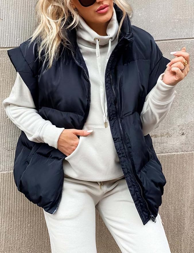 Charlotte™ – Elegant and comfortable short quilted jacket with short sleeves for a relaxed style and pleasantly warm