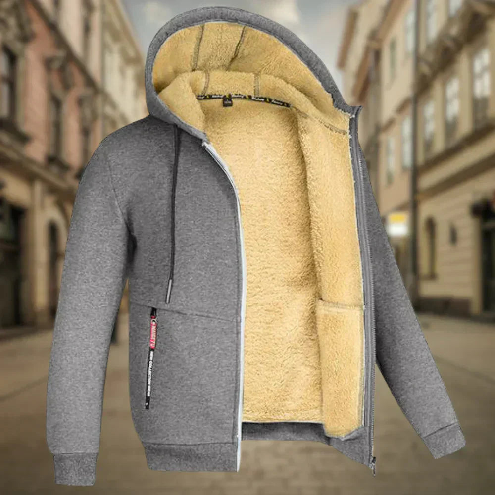 Remy™ Men's Fleece Hoodie – Ultimate Comfort and Trendy Look for Winter