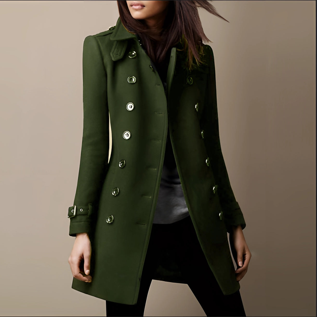 Sophiaâ„¢ - Elegant Luxury Warm Coat for a Chic and Sophisticated Look