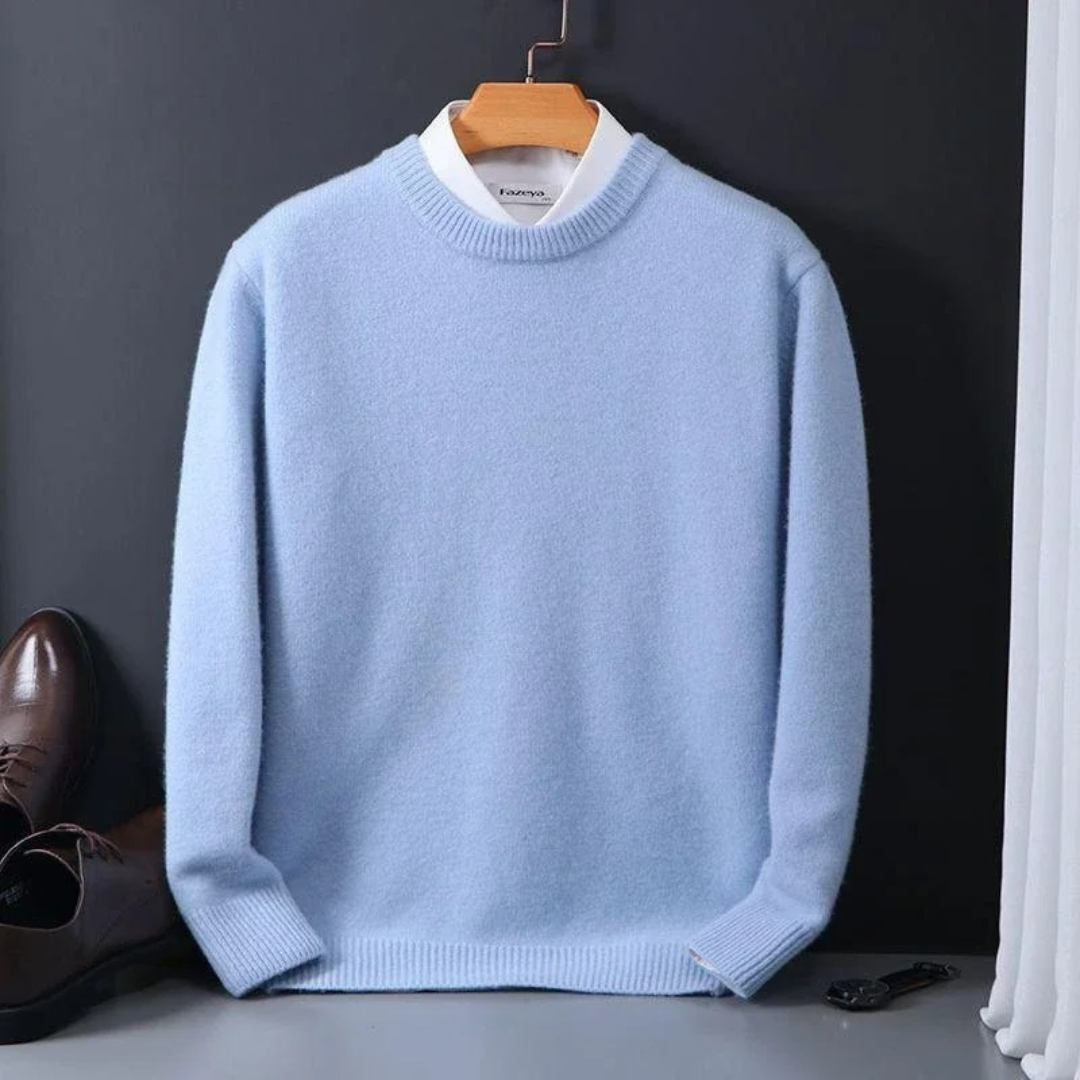 Luxurious Thierry Cashmere Crew Neck Sweater for Ultimate Style and Timeless Comfort