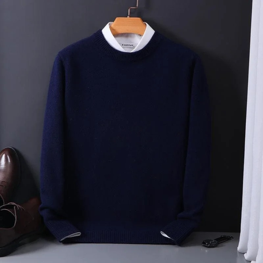 Luxurious Thierry Cashmere Crew Neck Sweater for Ultimate Style and Timeless Comfort