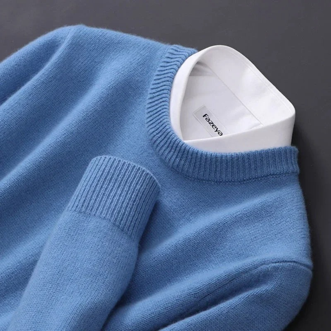 Luxurious Thierry Cashmere Crew Neck Sweater for Ultimate Style and Timeless Comfort