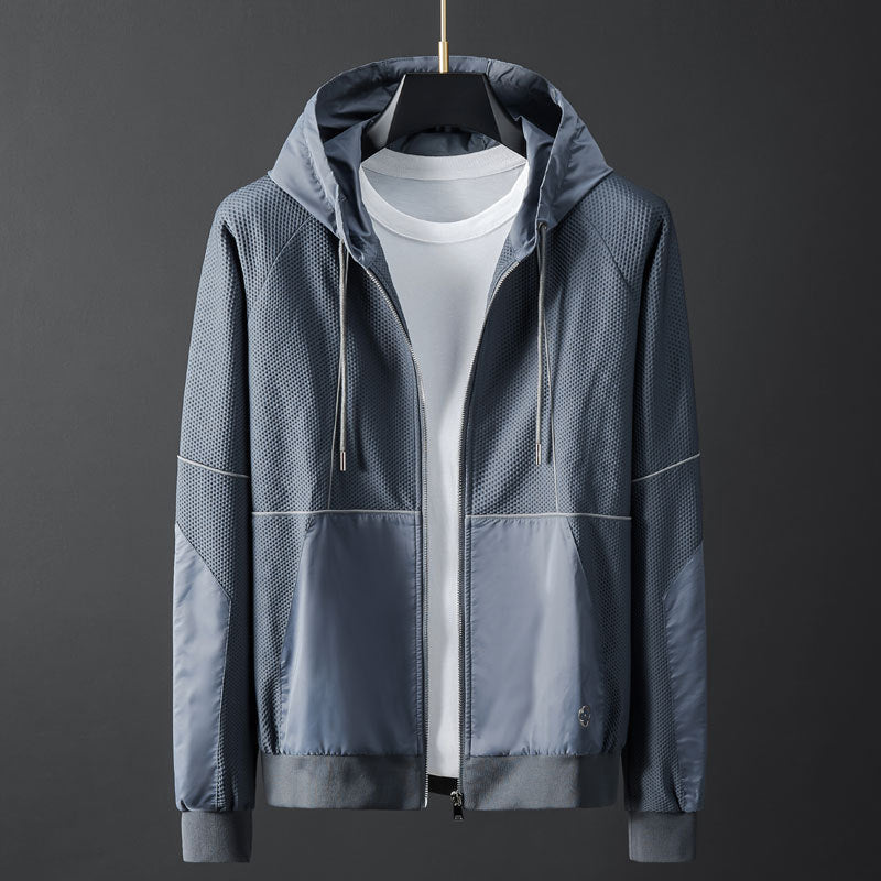 Men's Performance Tracksuit with Moisture-Wicking Mesh and Full-Zip Jacket