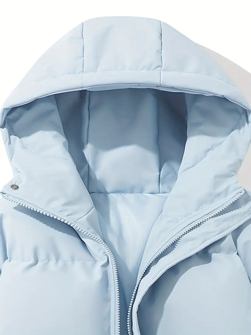 Women's Winter Hooded Padded Quilted Jacket
