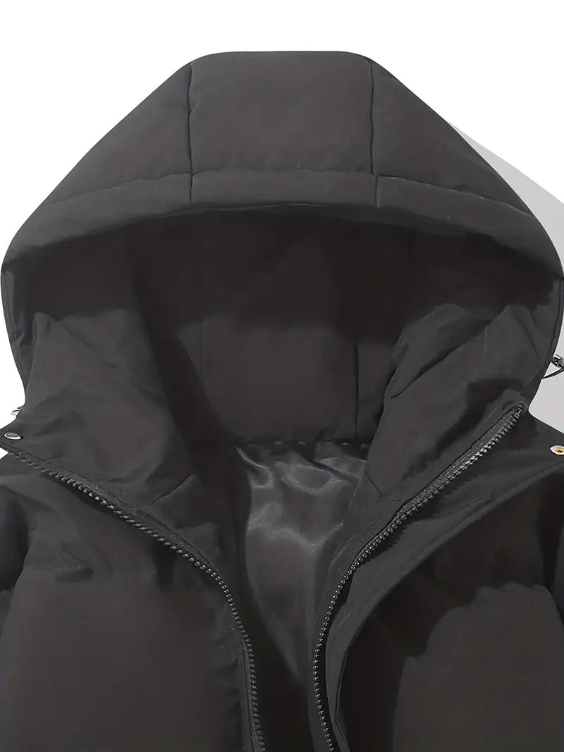 Women's Winter Hooded Padded Quilted Jacket