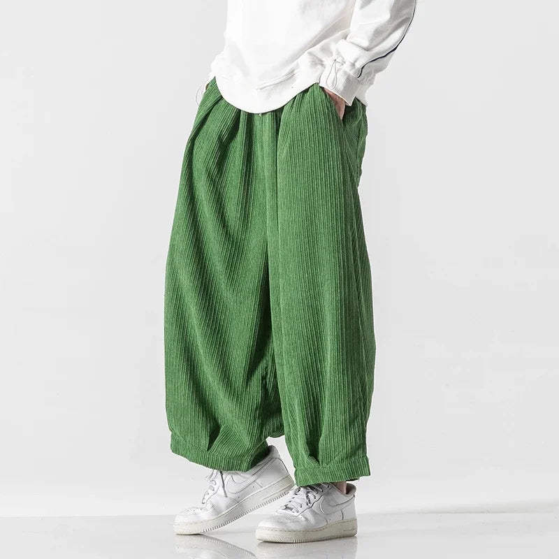 Enso Velvet Corduroy Pants for an Elegant and Comfortable Style