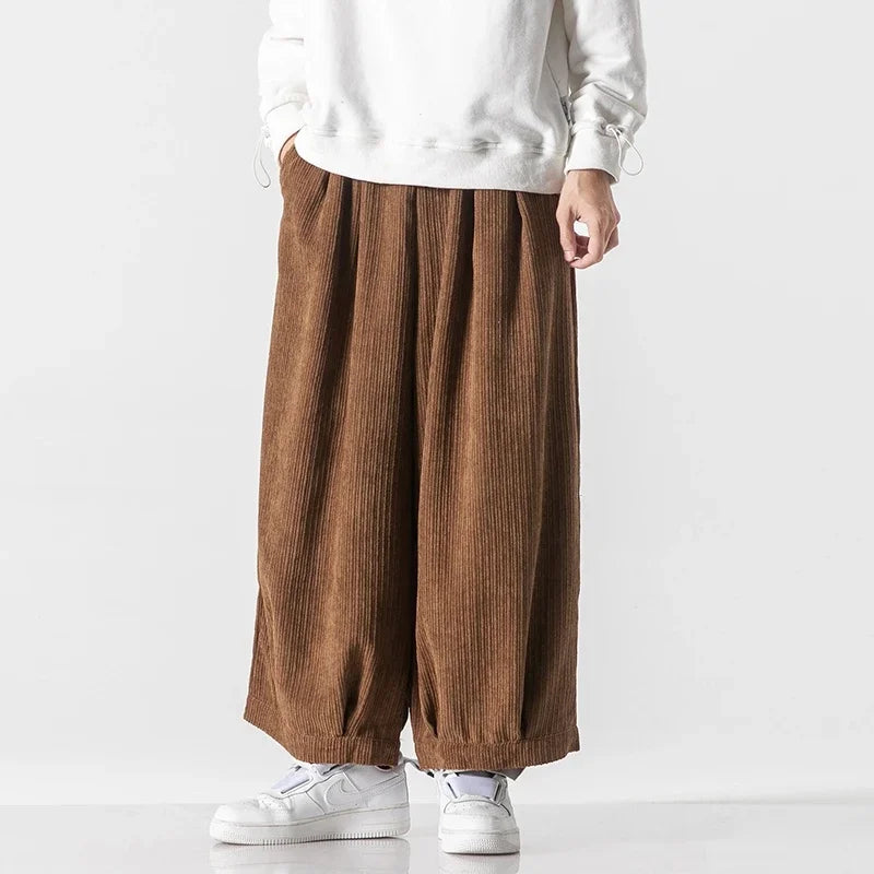 Enso Velvet Corduroy Pants for an Elegant and Comfortable Style