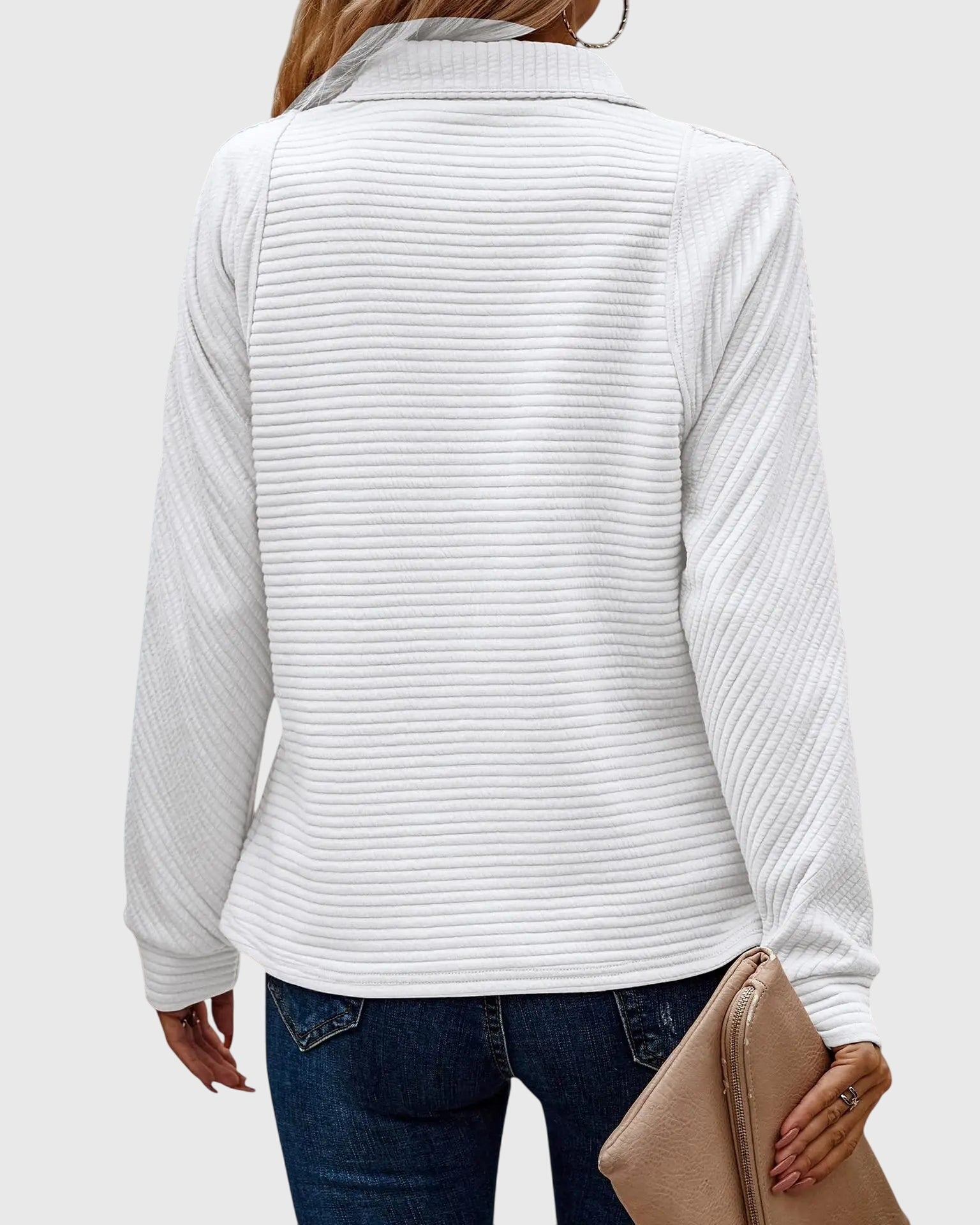 Abigail™ Elegant Women's Knit Jacket with Trendy Zipper – The Perfect Look for Every Occasion
