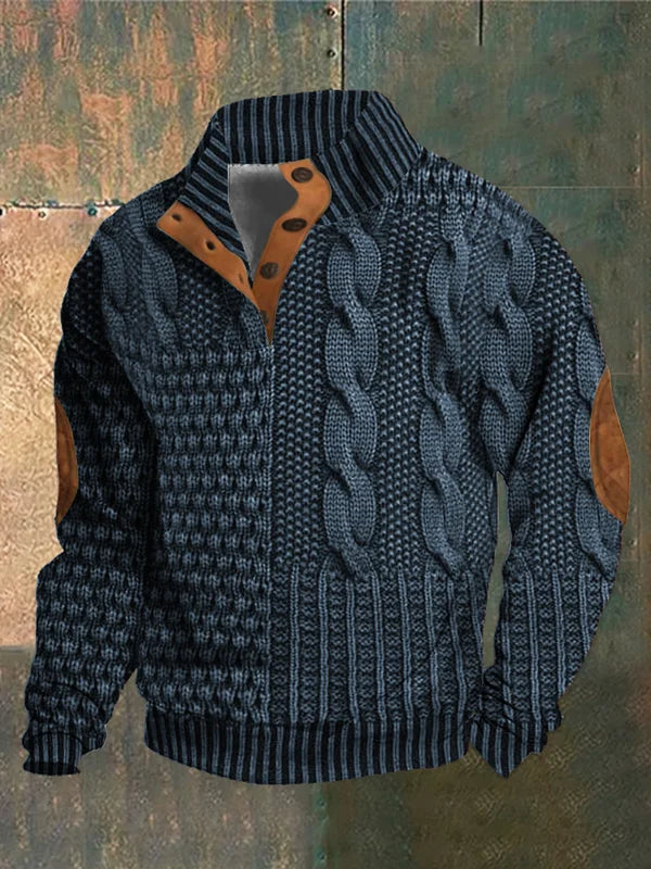 Nick | Stylish Patterned Warmth Stick Shirt ā Comfortable and Elegant for Cold Days