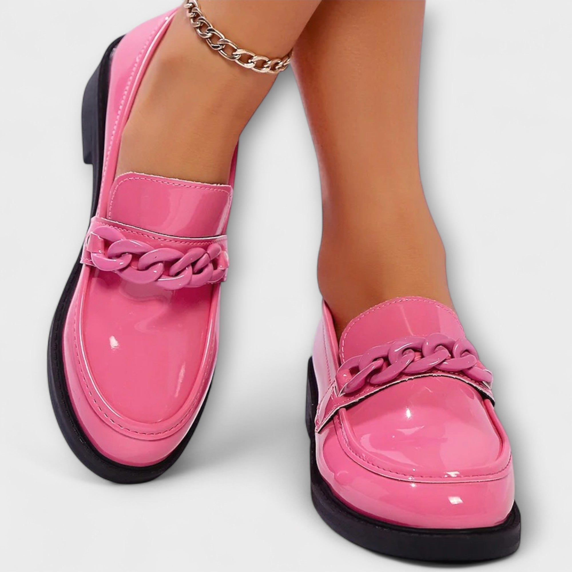 Lumi – Round Teen Formal Casual Loafers for a Trendy and Comfortable Street Style