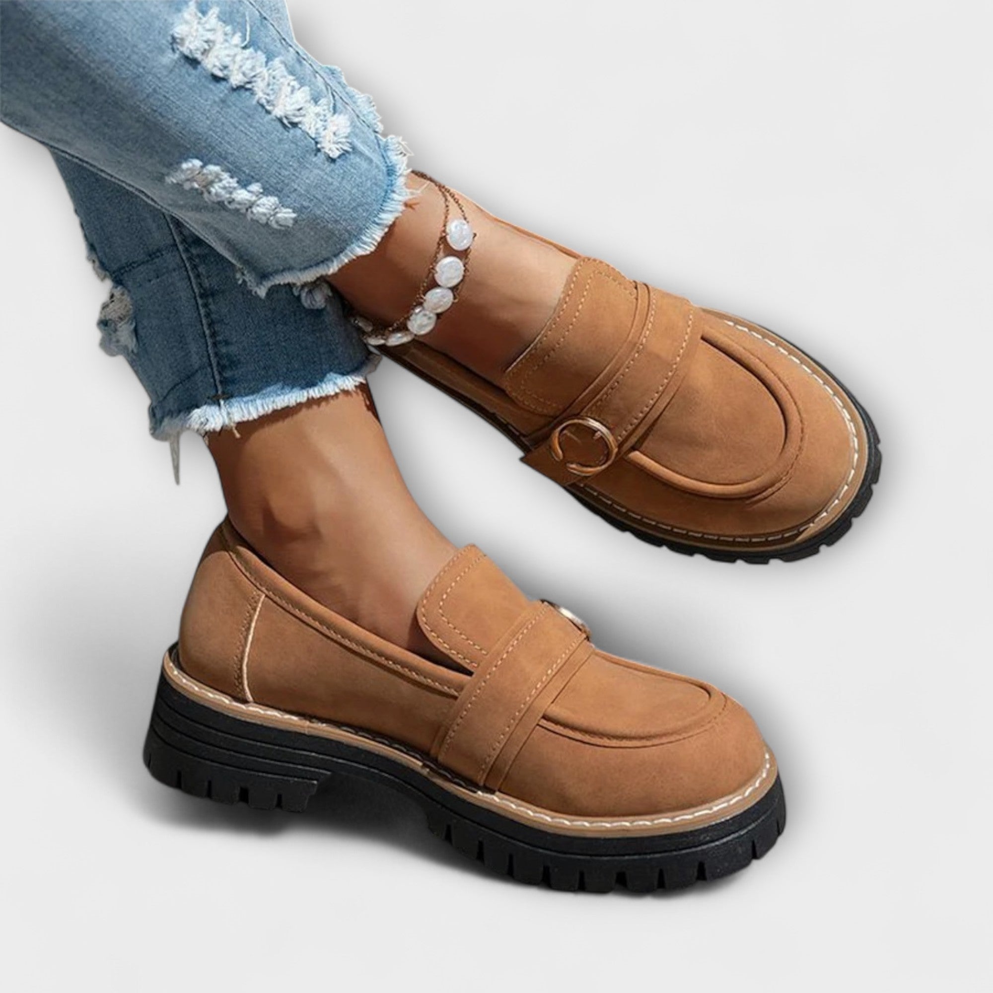 Lora – Stylish, lightweight loafers with a rounded toe for unmatched comfort