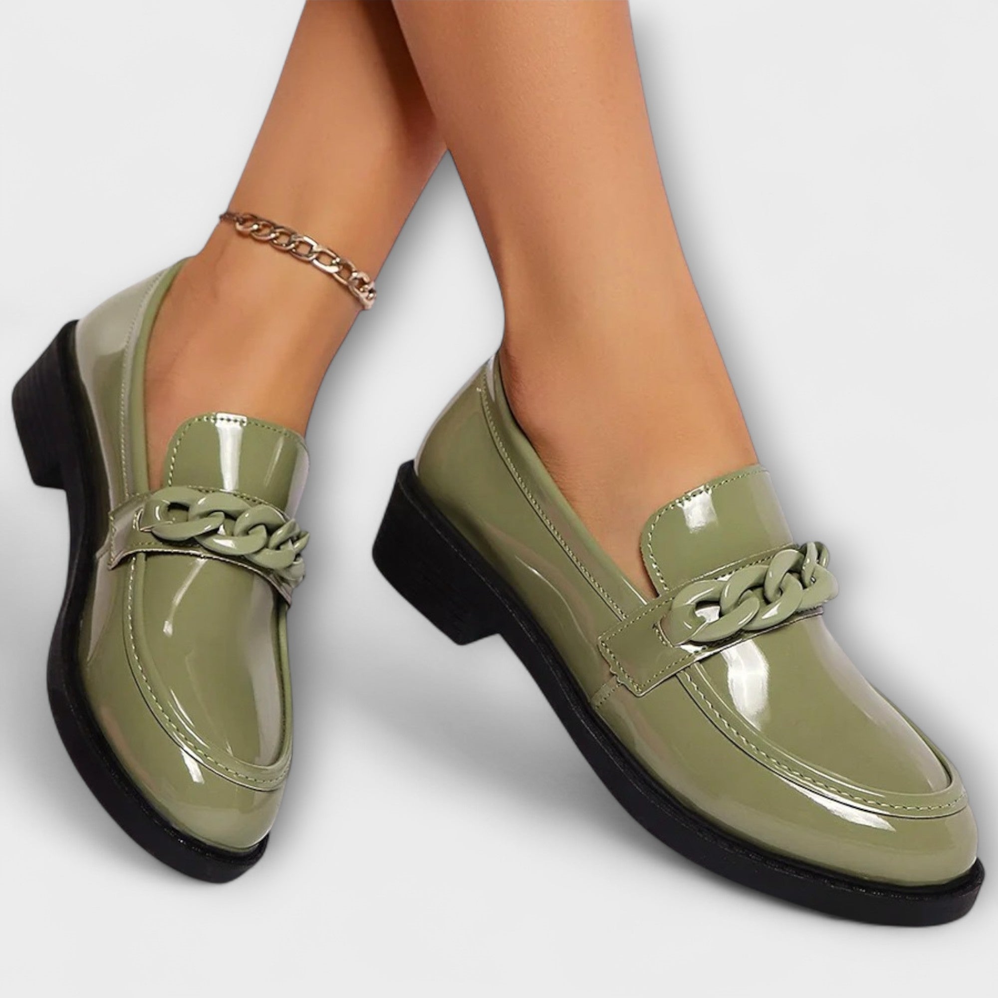 Lumi – Round Teen Formal Casual Loafers for a Trendy and Comfortable Street Style