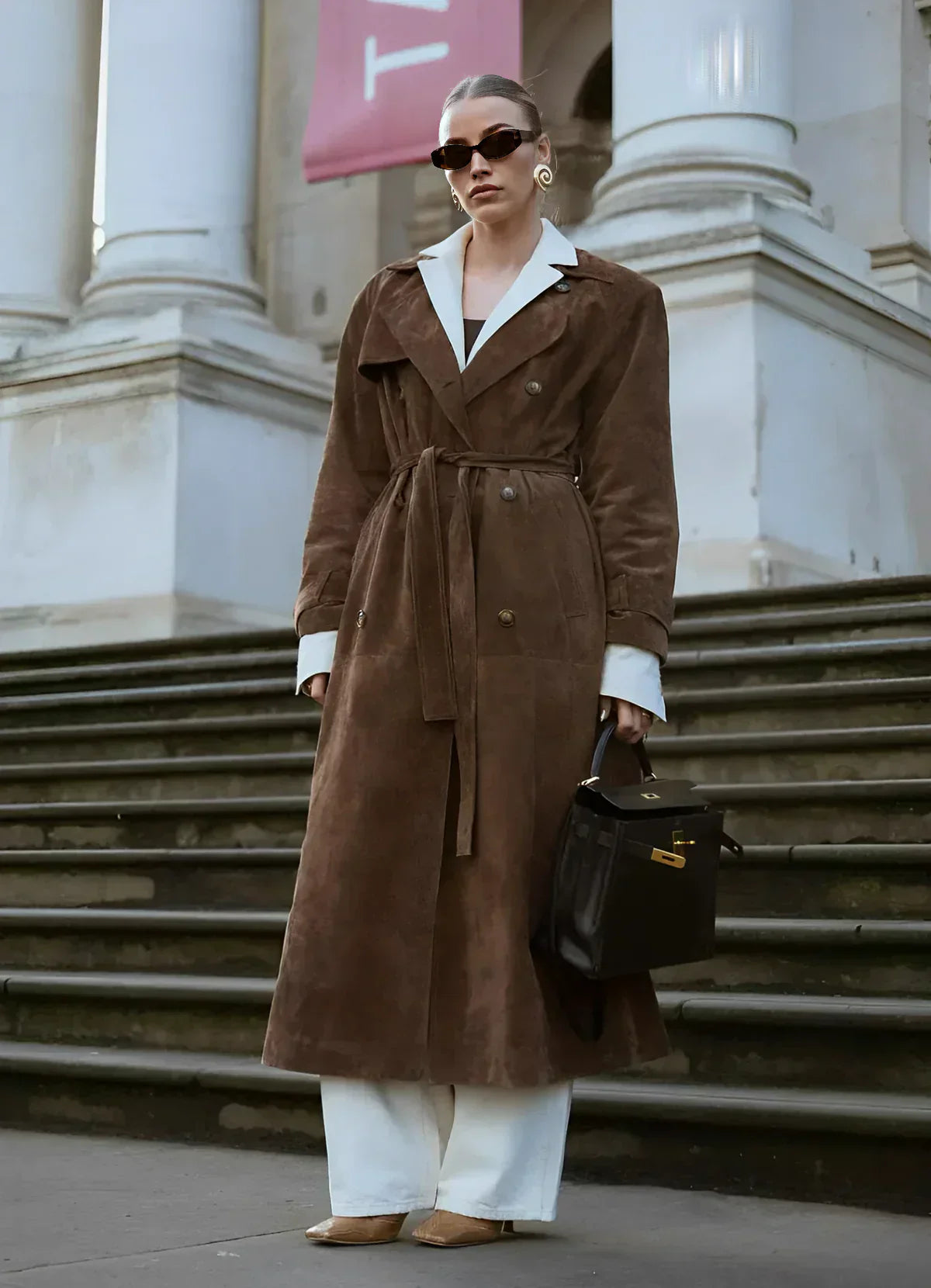Isabella | Exclusive Limited Double-Breasted Trench Coat for Timeless Elegance
