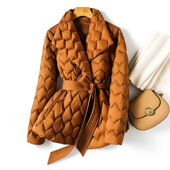Avery™ - Chic Quilted Down Coat for a Trendy and Elegant Appearance