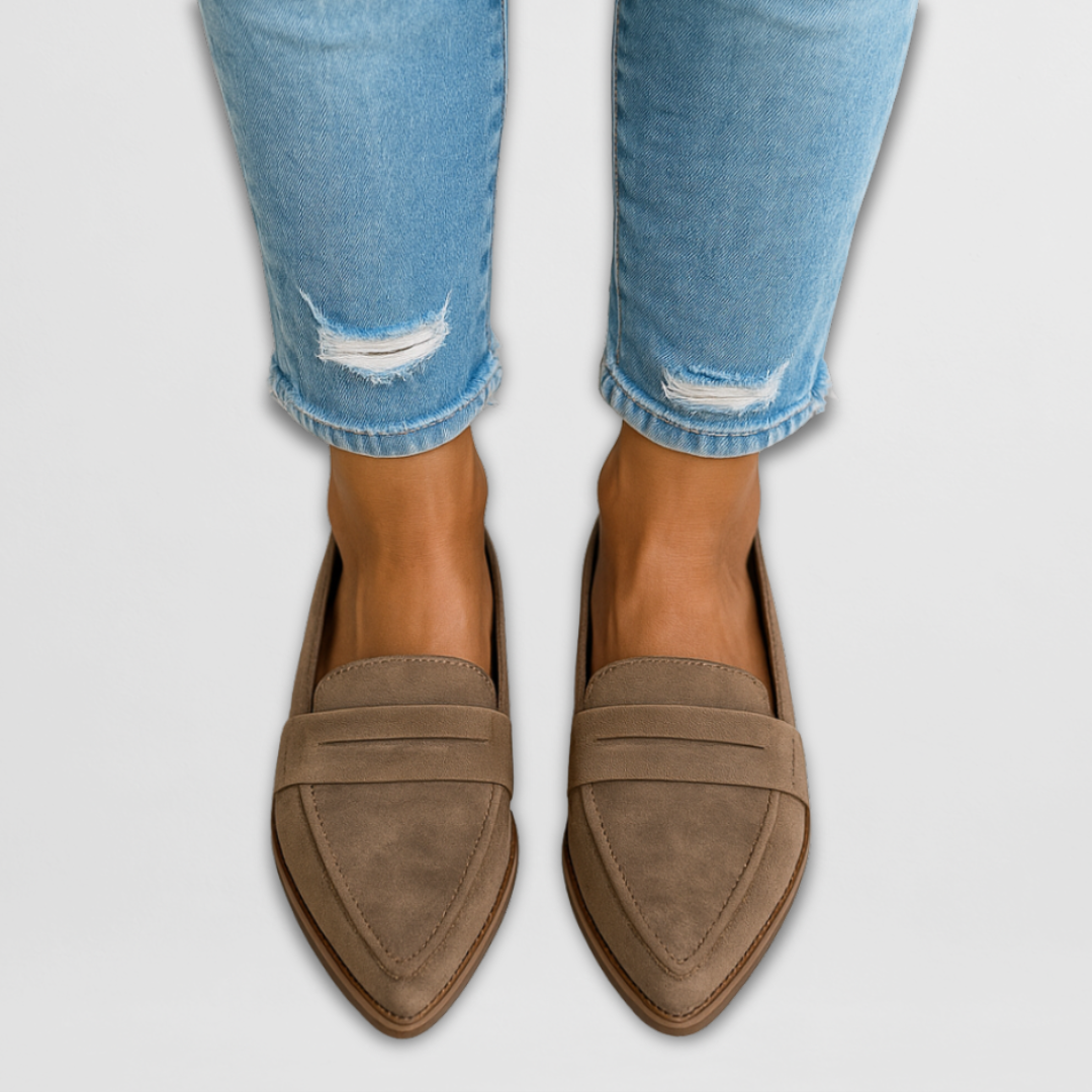 Nadia - Stylish Suede Moccasins for a Modern and Elegant Look