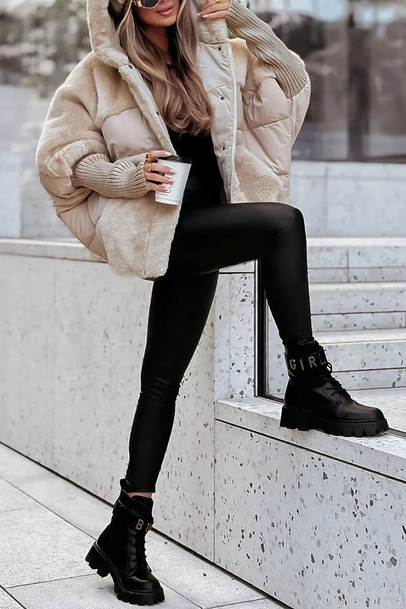 Riley™ - Elegant and Luxurious Hooded Bomber Jacket for a Modern and Sophisticated Style