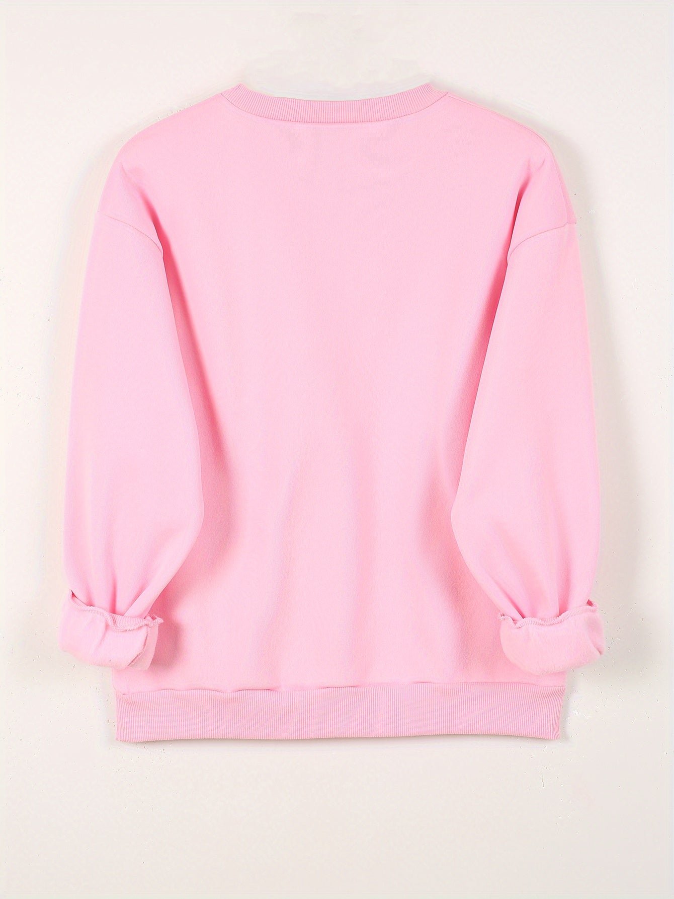 Women Sweater with Heart Motif and Relaxed Fit