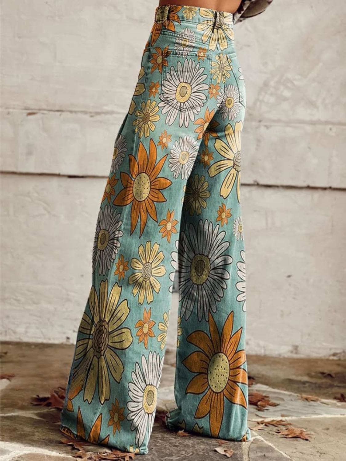 Cirilla - Elegant Floral Summer Palazzo Pants