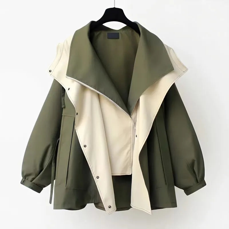 Scarlett™ - Trendy Waterproof Trench Coat for Chic Protection and Sophisticated Look