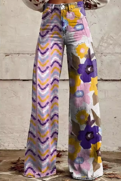 Isadora - Elegant Floral Spring Pants for Stylish Summer Outfits