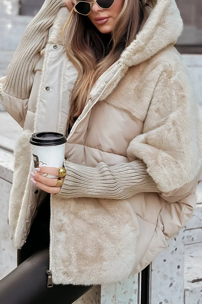 Riley™ - Elegant and Luxurious Hooded Bomber Jacket for a Modern and Sophisticated Style