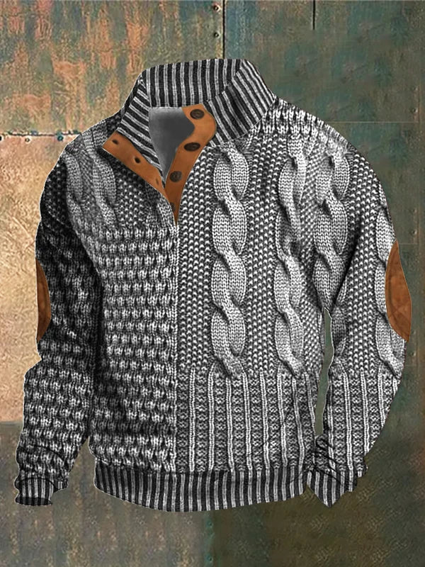 Nick | Stylish Patterned Warmth Stick Shirt – Comfortable and Elegant for Cold Days