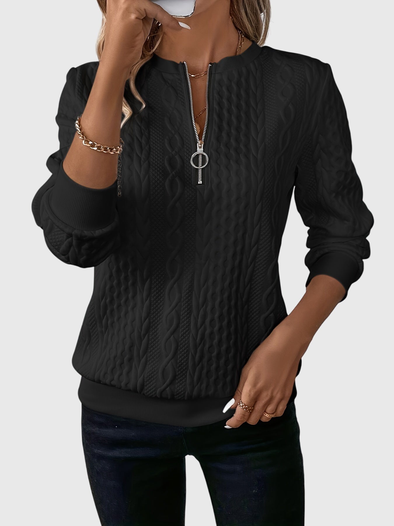 Nora™ | Elegant Textile Zipper for Stylish Comfort