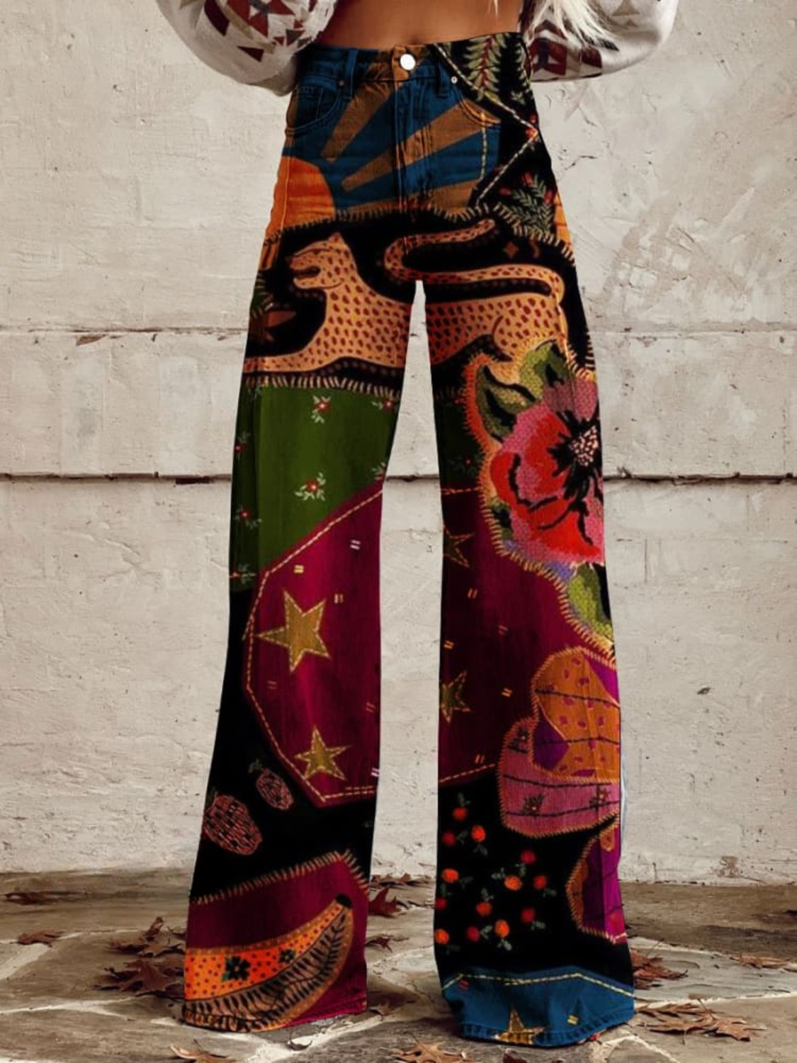 Léna - Chic Vintage Boho Pants for a Timeless and Trendy Look