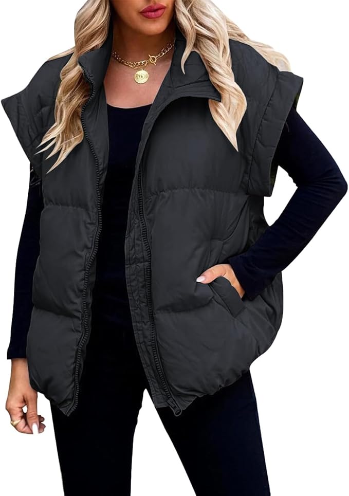 Charlotte™ – Elegant and comfortable short quilted jacket with short sleeves for a relaxed style and pleasantly warm