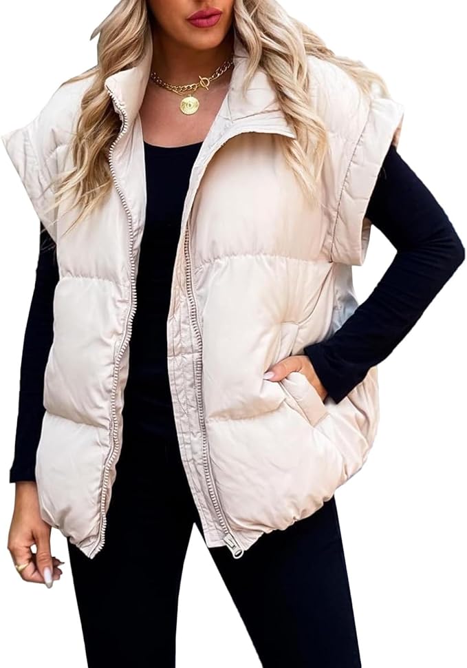 Charlotte™ – Elegant and comfortable short quilted jacket with short sleeves for a relaxed style and pleasantly warm
