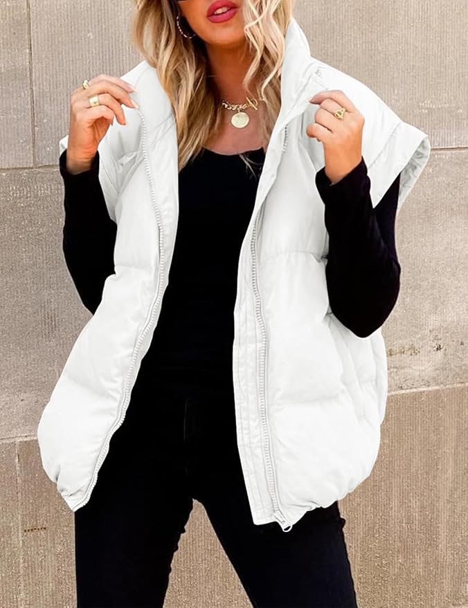 Charlotte™ – Elegant and comfortable short quilted jacket with short sleeves for a relaxed style and pleasantly warm