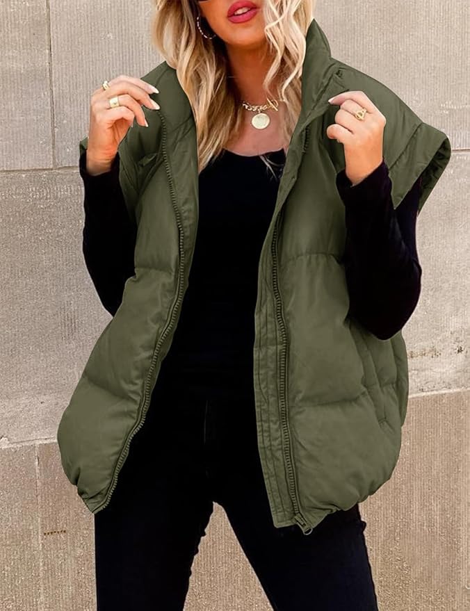 Charlotte™ – Elegant and comfortable short quilted jacket with short sleeves for a relaxed style and pleasantly warm
