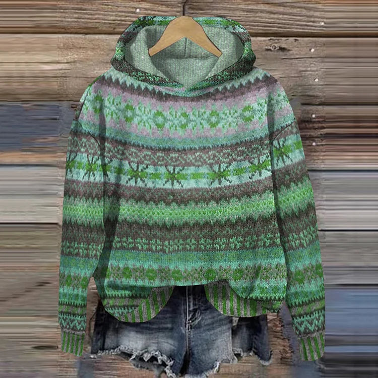 Anja™ – Stylish and Vibrant Ethnic Sweater for Any Occasion