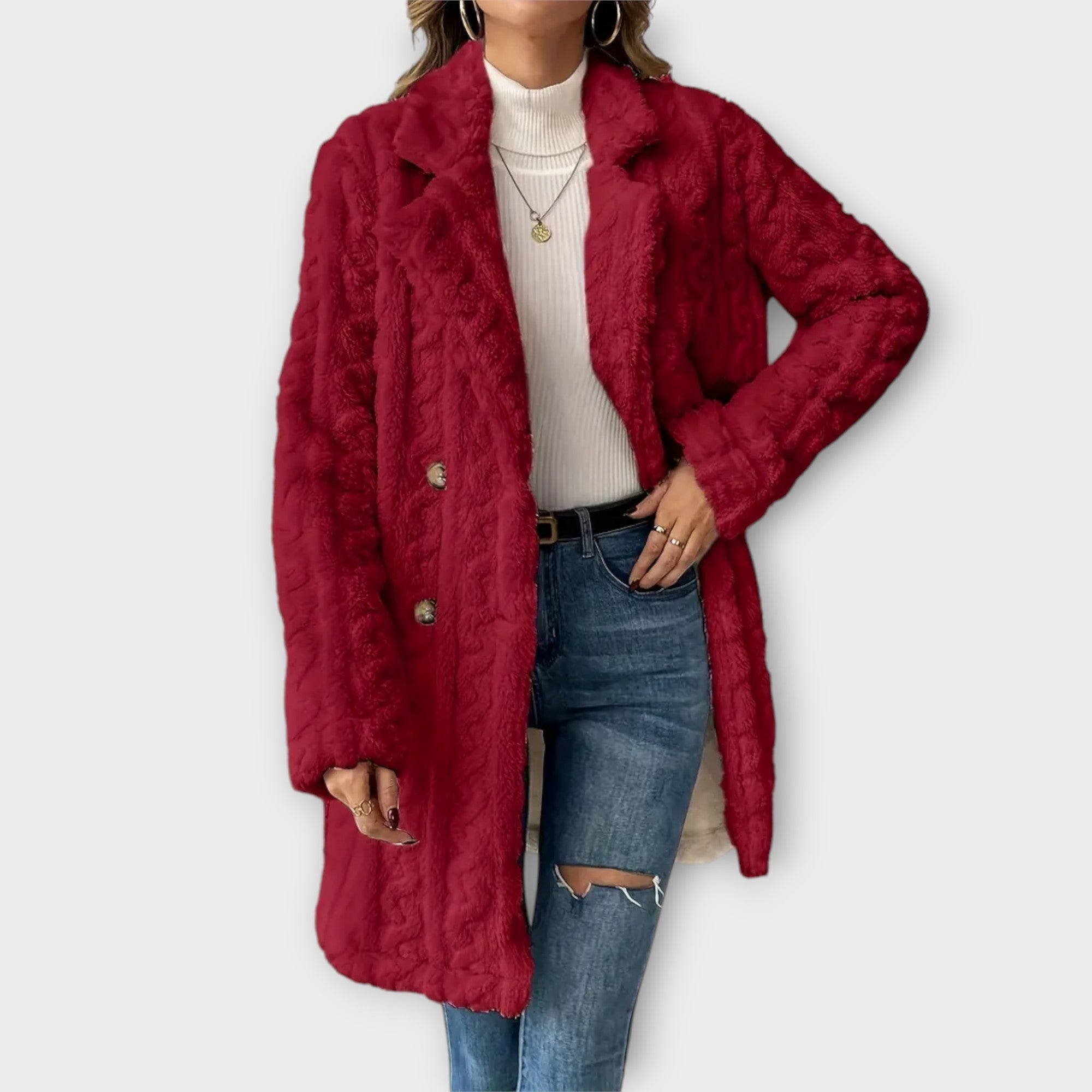 Amana™ Stylish Teddy Fur Coat for Elegant Warmth and Unparalleled Comfort