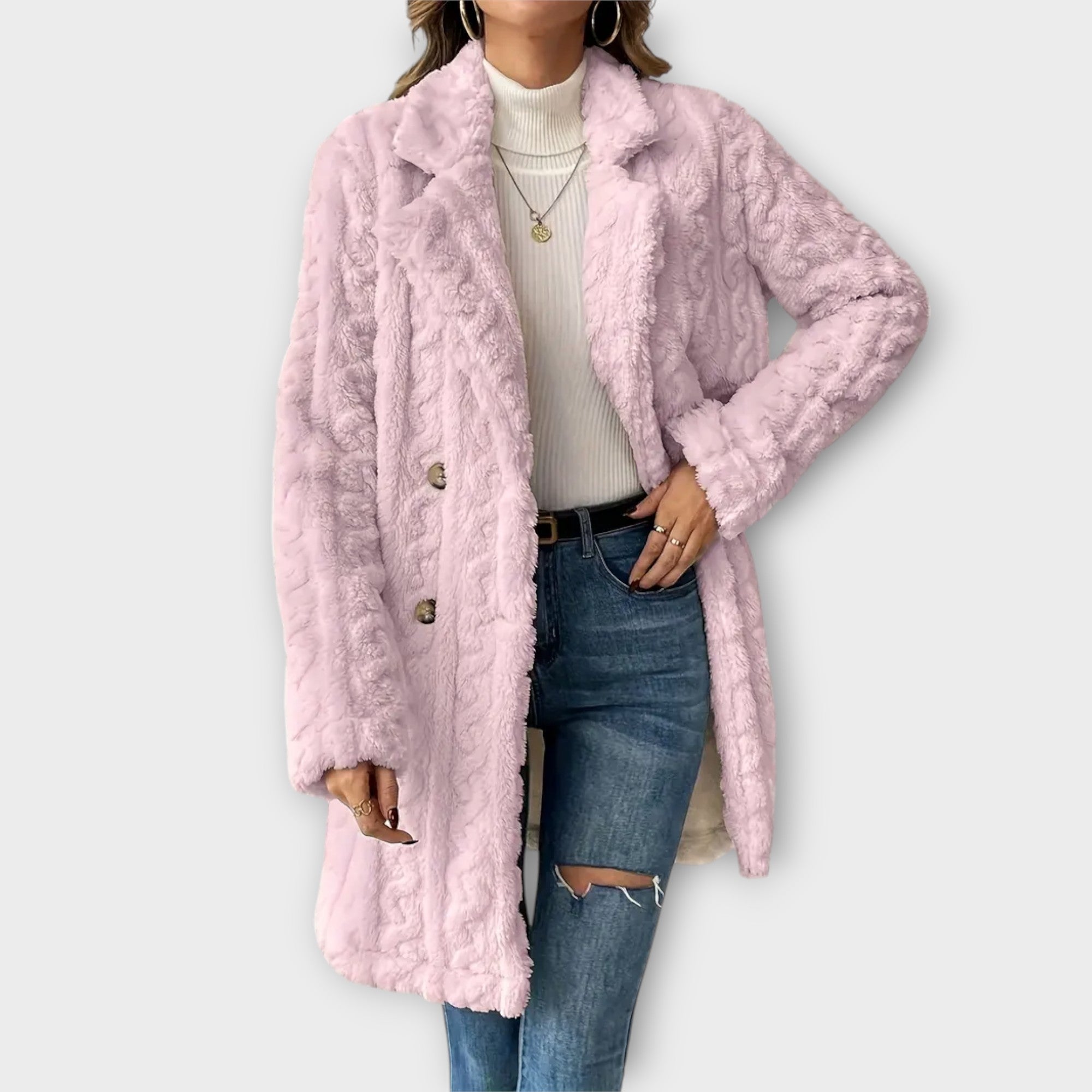 Amana™ Stylish Teddy Fur Coat for Elegant Warmth and Unparalleled Comfort