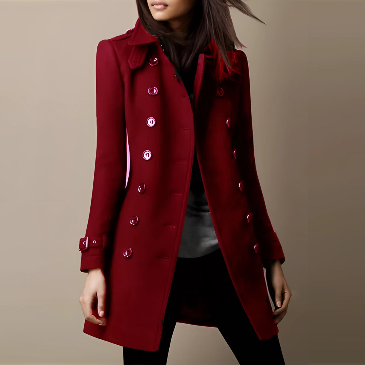 Sophia™ - Elegant Luxury Warm Coat for a Chic and Sophisticated Look