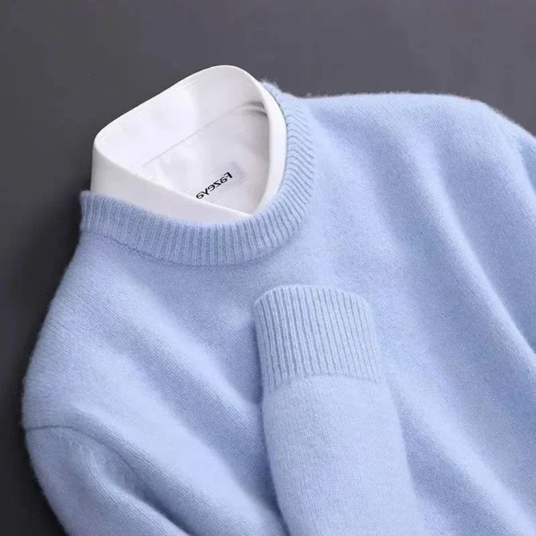Luxurious Thierry Cashmere Crew Neck Sweater for Ultimate Style and Timeless Comfort