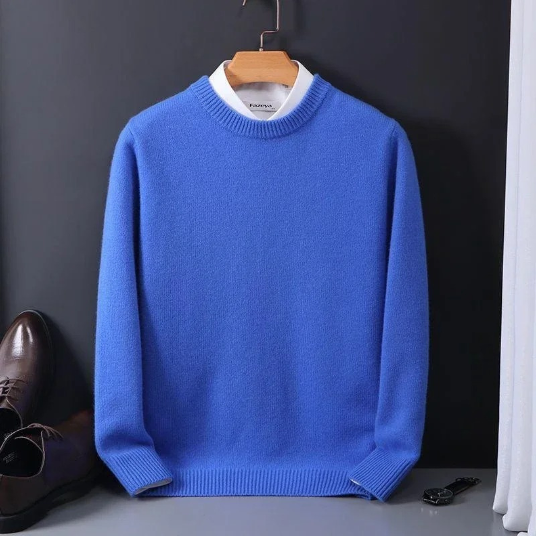 Luxurious Thierry Cashmere Crew Neck Sweater for Ultimate Style and Timeless Comfort