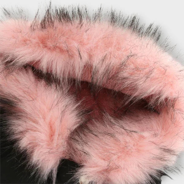 Celine™ | Chic winter jacket with fur trim for ultimate warmth and style