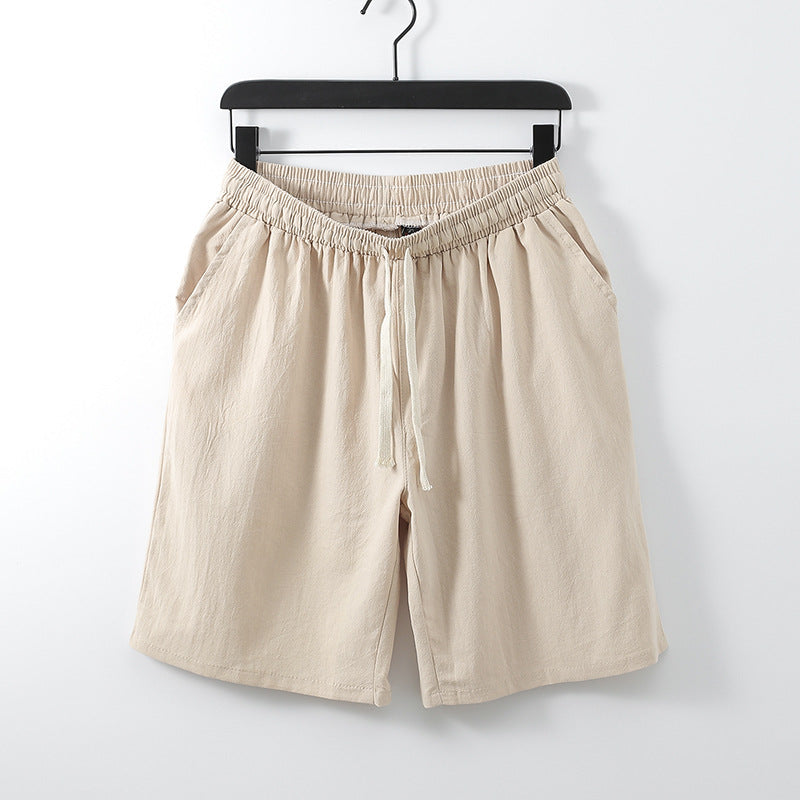 Men's Linen Shirt and Shorts Set in Ultra-Light Fabric