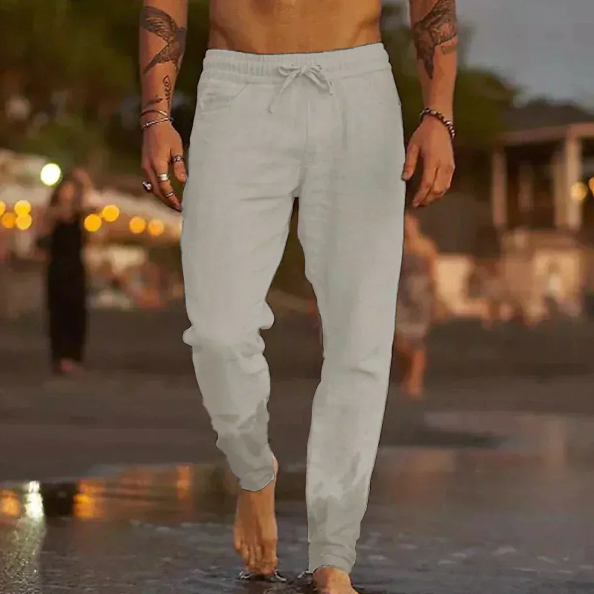 CoastLine™ | Men’s Relaxed Linen Beach Pants