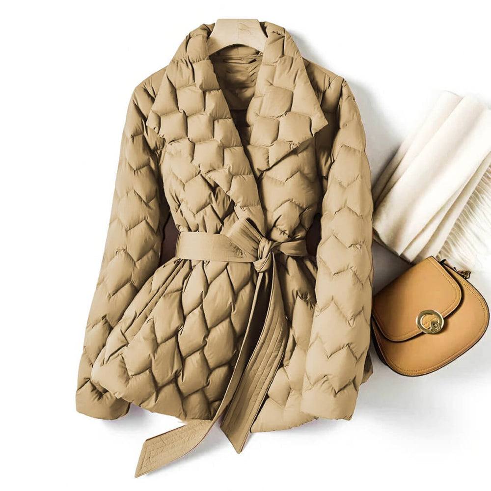 Avery™ - Chic Quilted Down Coat for a Trendy and Elegant Appearance