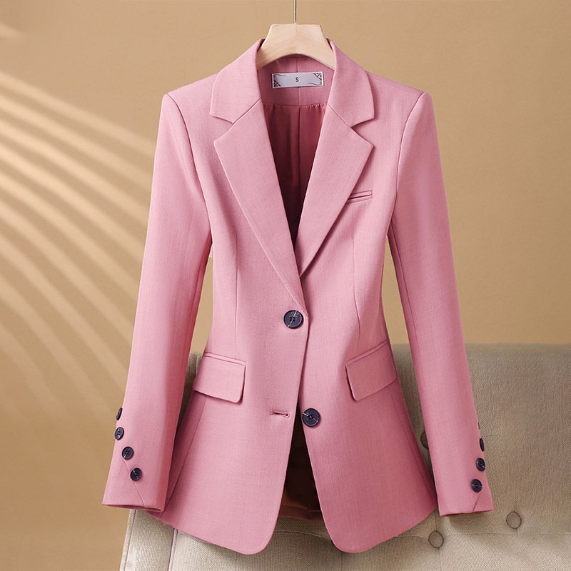 Women's Tailored Notch-Lapel Lightweight Blazer