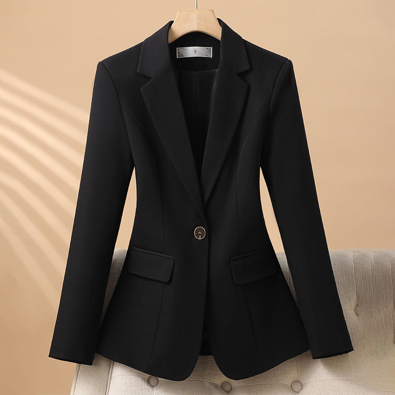 Women's Tailored Blazer with Notched Lapels and Statement Colors