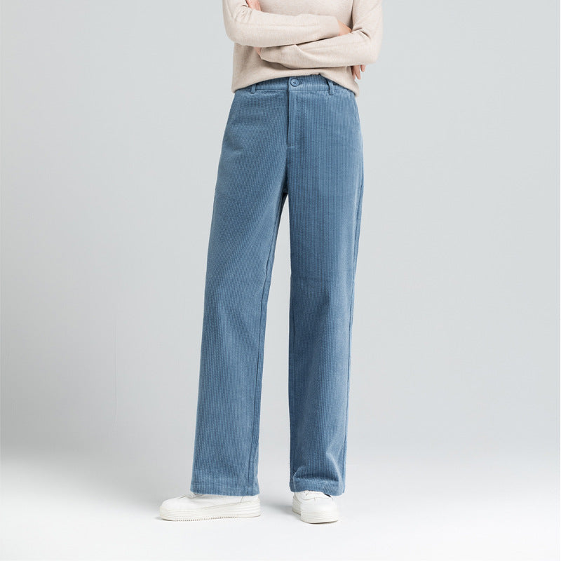 Women's Corduroy Wide-Leg Trousers