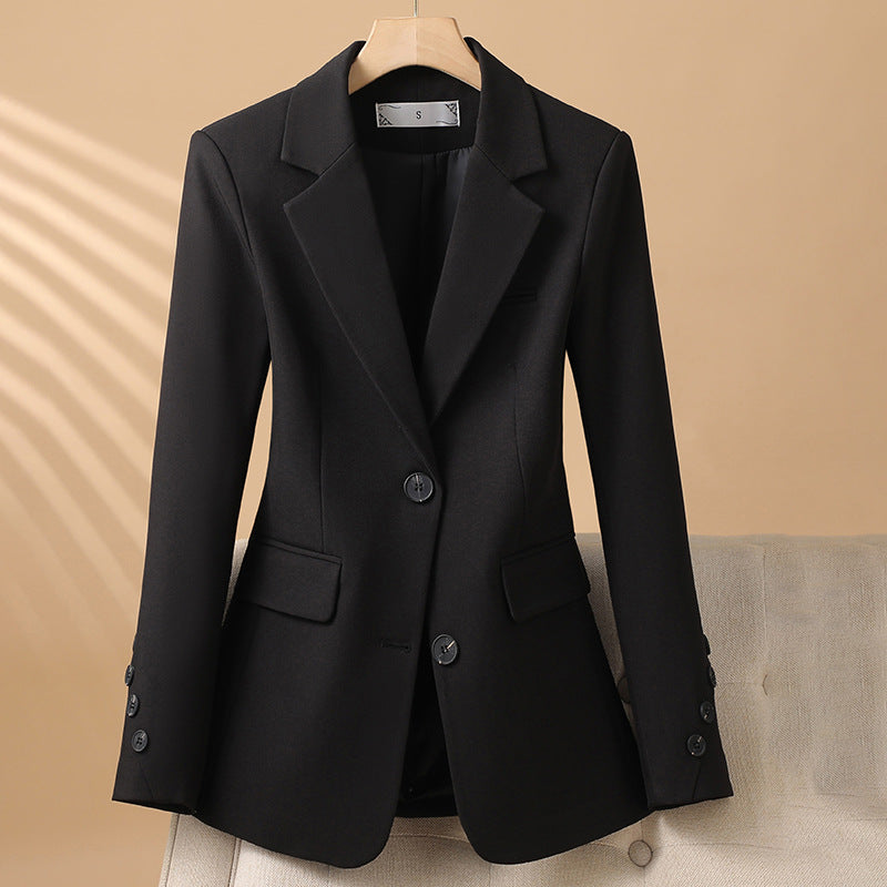 Women's Tailored Notch-Lapel Lightweight Blazer